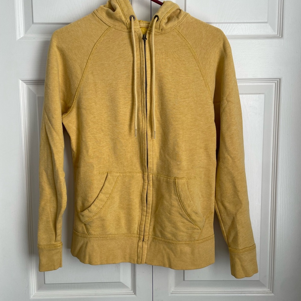 Mossimo Supply Co. womens Zip-Up Hoodie in Yellow